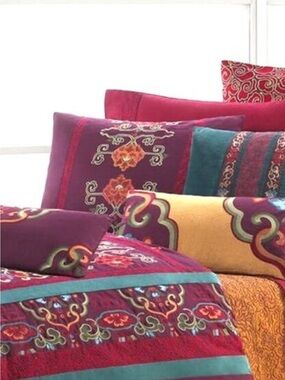 Natori TANGKA Embroidered Standard Sham Pillow Covers 20"x26"